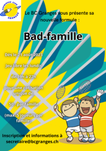 Nouvelle formule Bad-famille